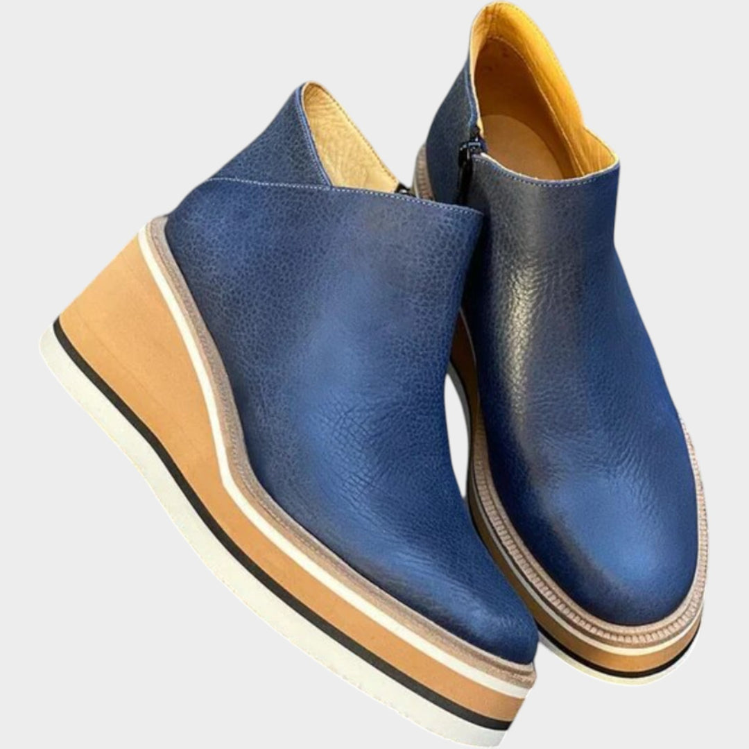 Casual Leather Ankle Boots