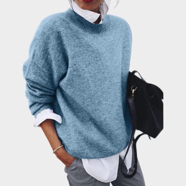 Soft Crew Neck Knitted Jumper