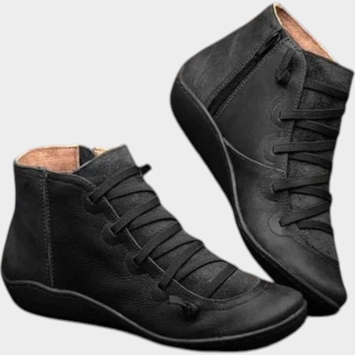 Stylish Waterproof Everyday Lace-Up Ankle Boots