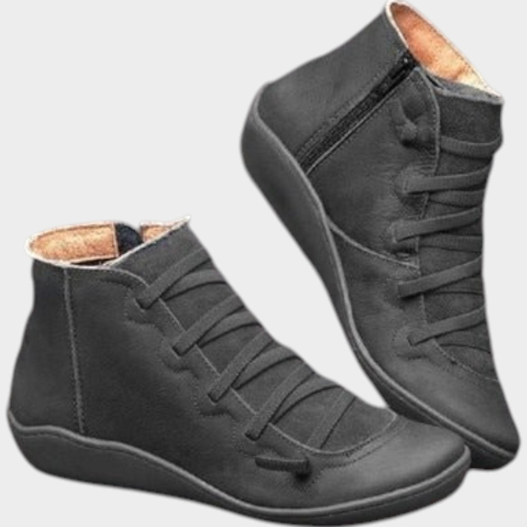 Stylish Waterproof Everyday Lace-Up Ankle Boots