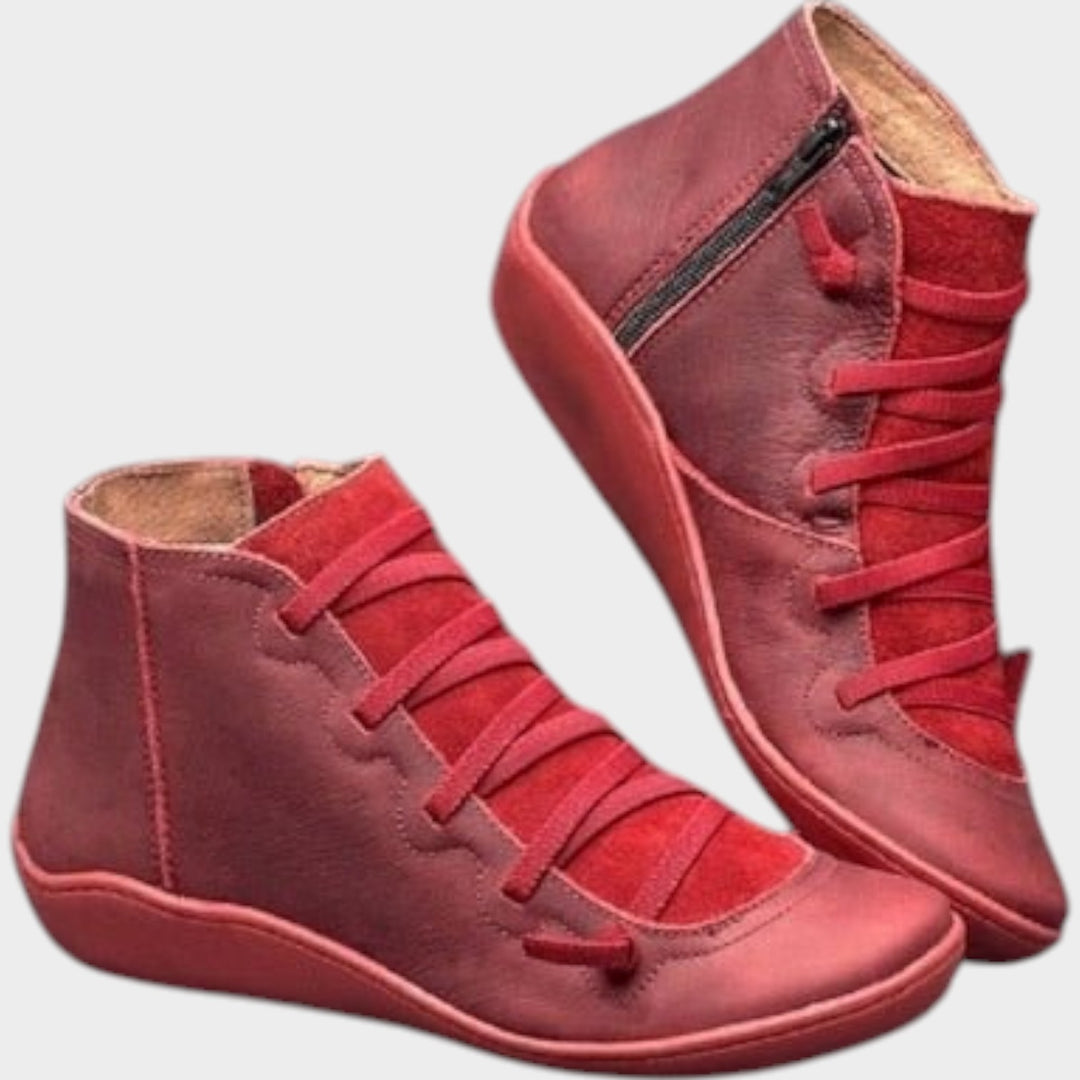 Stylish Waterproof Everyday Lace-Up Ankle Boots