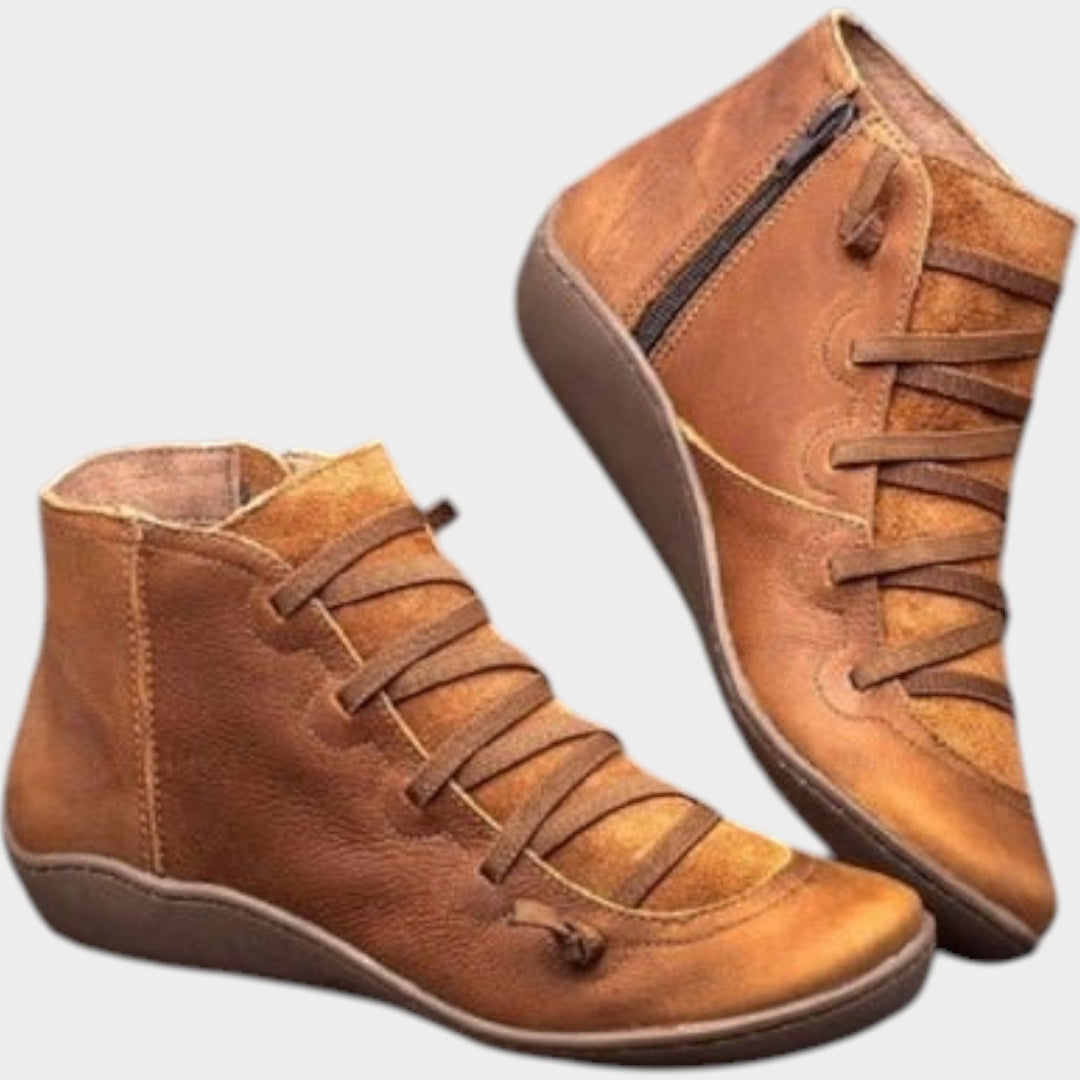 Stylish Waterproof Everyday Lace-Up Ankle Boots