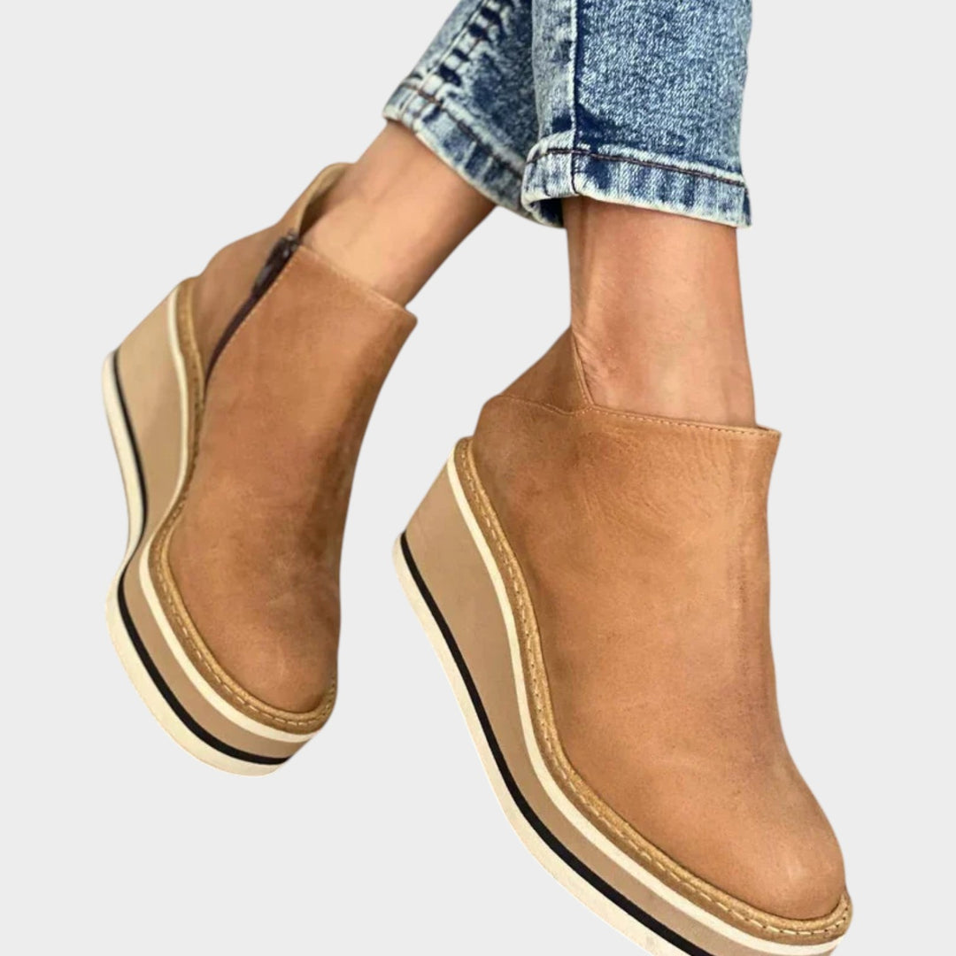 Casual Leather Ankle Boots