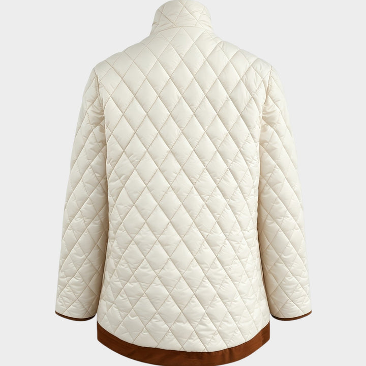 Women’s Quilted Jacket Casual Button Front