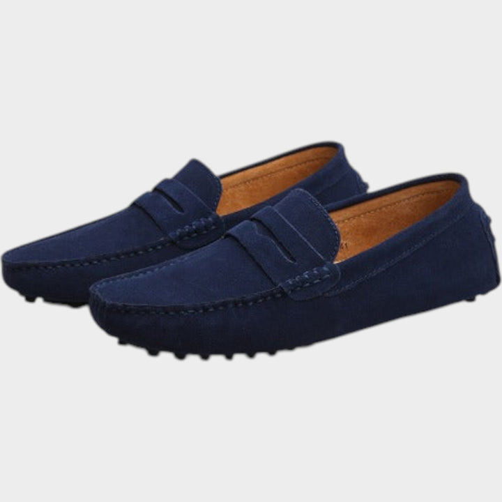 Women's Suede Penny Loafers