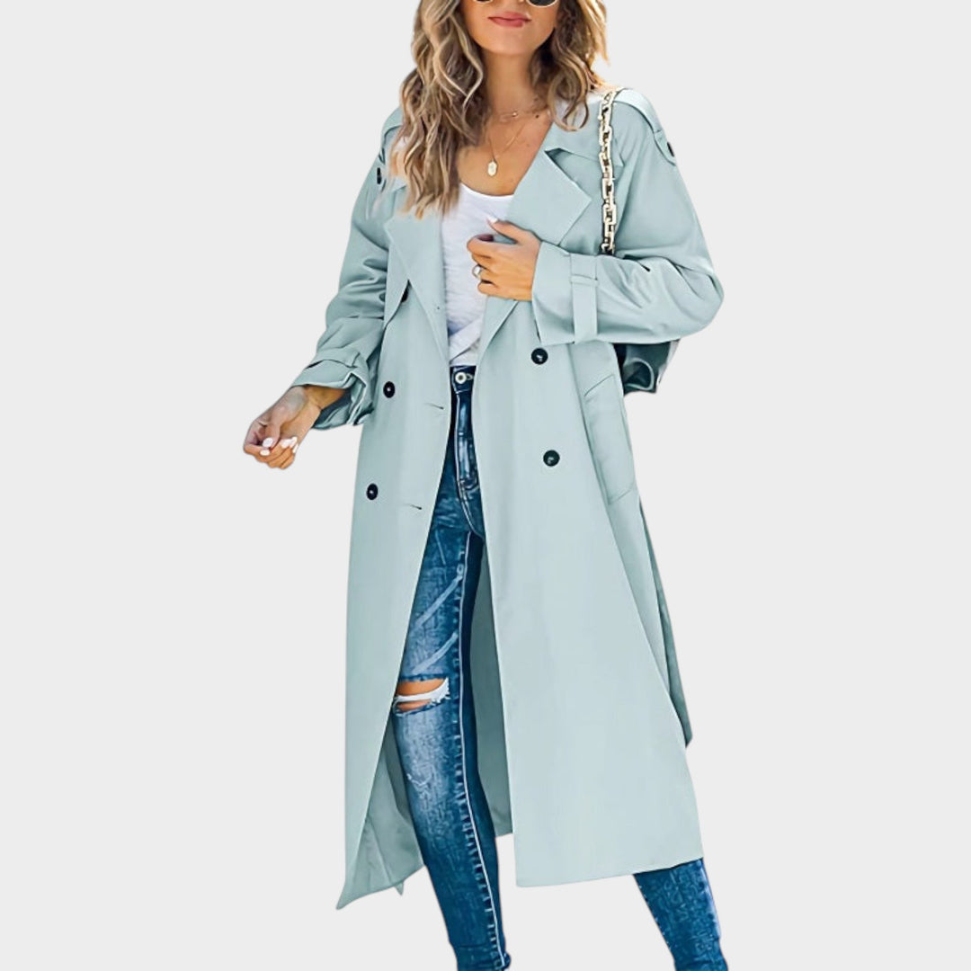 Long Waterproof Trench Coat
