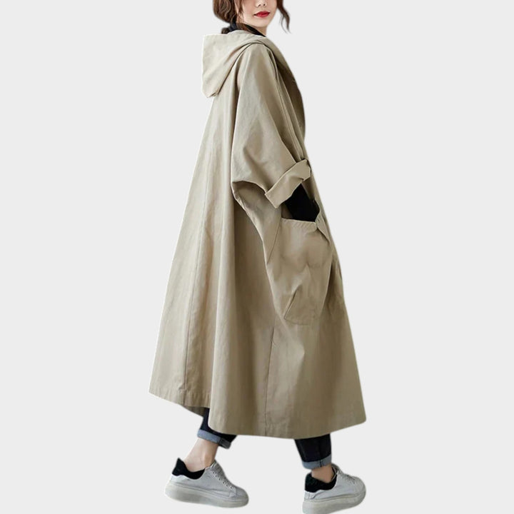 Oversized Waterproof Longline Trench Coat