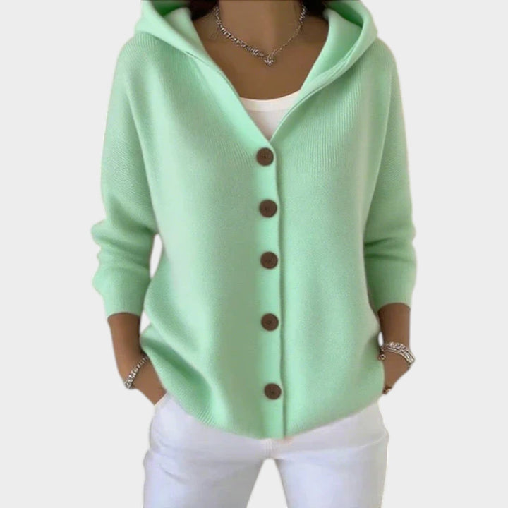Cotton Knitted Button Up Cardigan