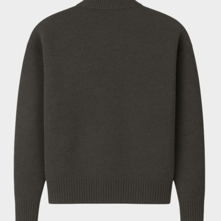 Heart Crew Neck Knitted Jumper
