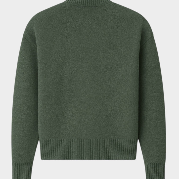 Heart Crew Neck Knitted Jumper
