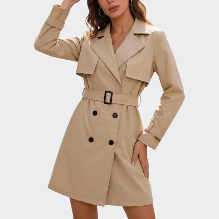 Women’s Cropped Blazer Adjustable Waist Button Front