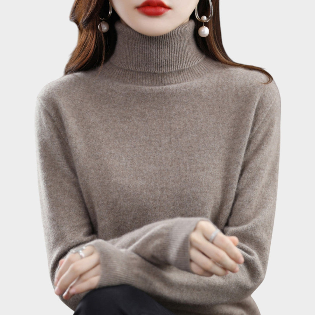 Roll Neck Knitted Jumper