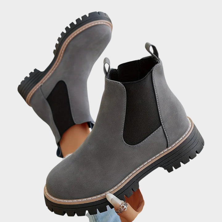 Platform Chelsea Boots with Comfortable Slip On Design