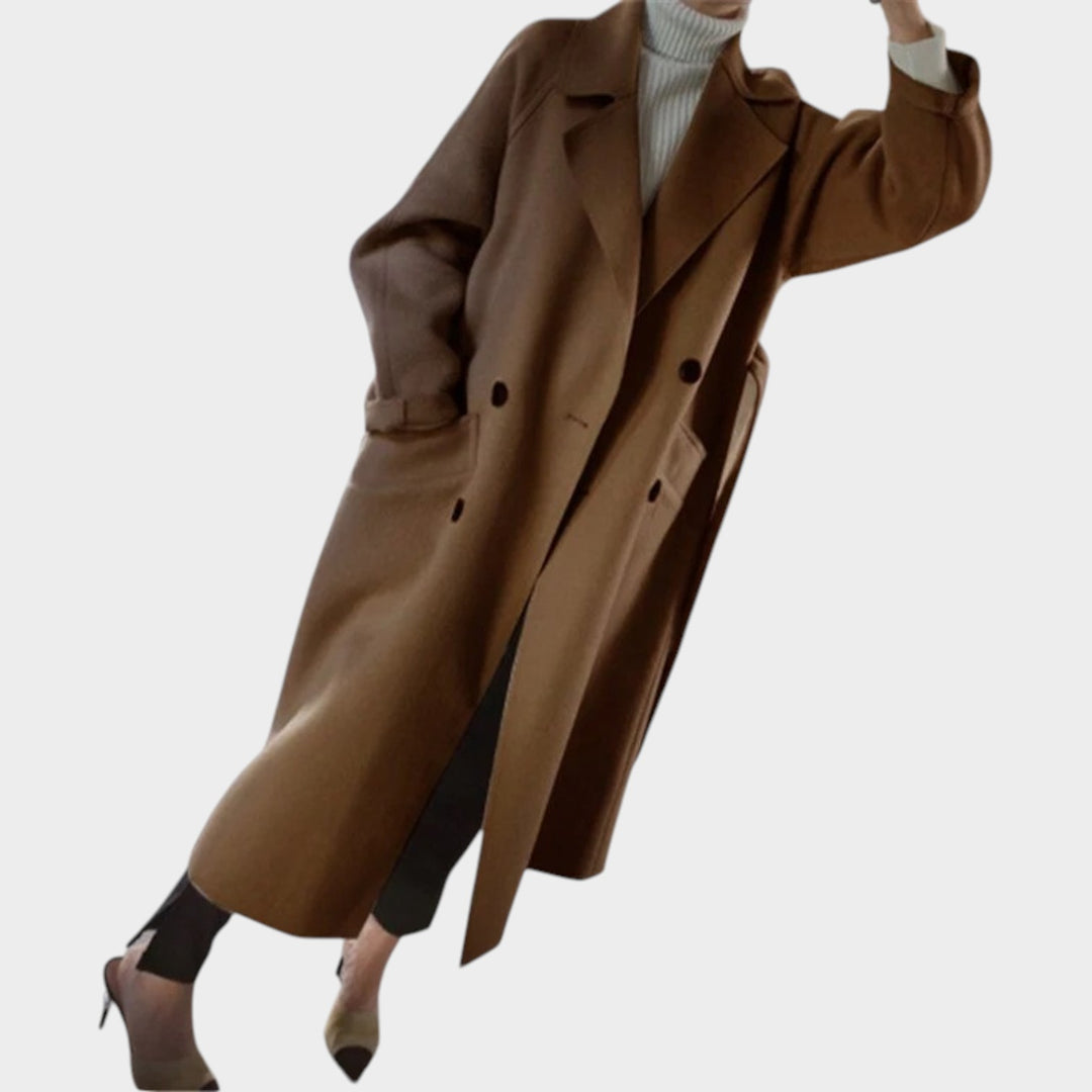 Long Cashmere Blend Coat