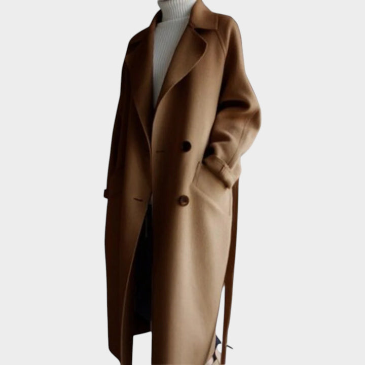 Long Cashmere Blend Coat