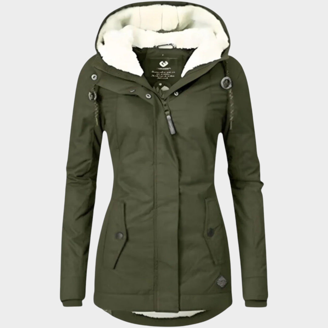 Parka Sherpa Lined Hooded  Winter Jacket