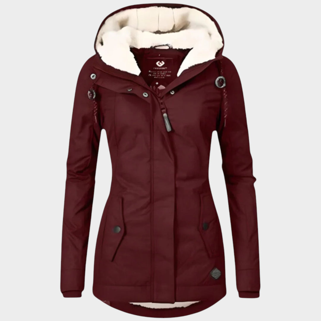 Parka Sherpa Lined Hooded  Winter Jacket