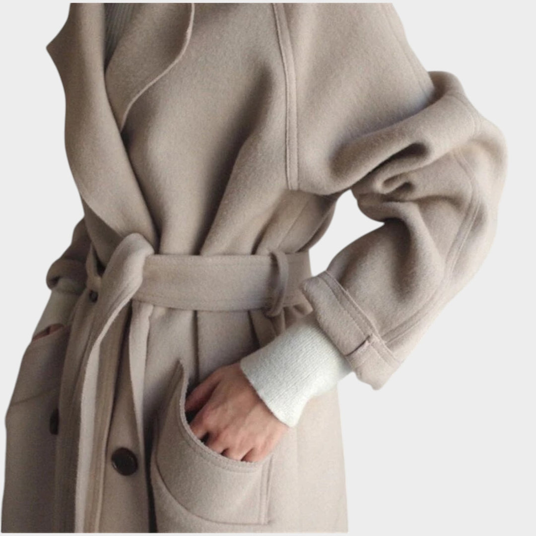 Long Cashmere Blend Coat
