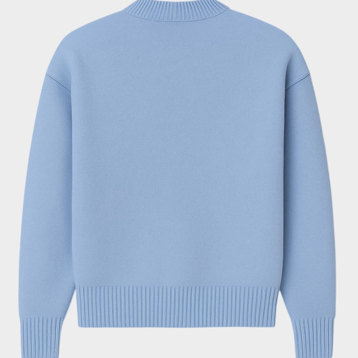 Heart Crew Neck Knitted Jumper