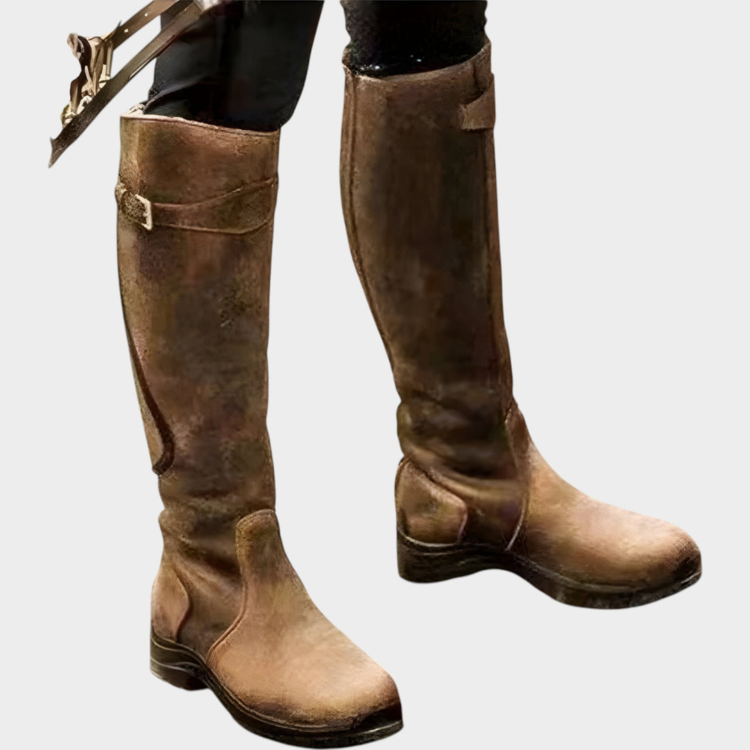 Leather Knee High Waterproof Country Boots