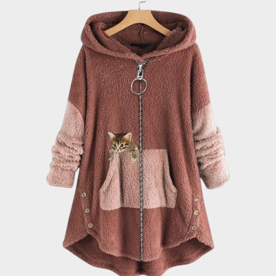 Warm Plush Fleece Hoodie