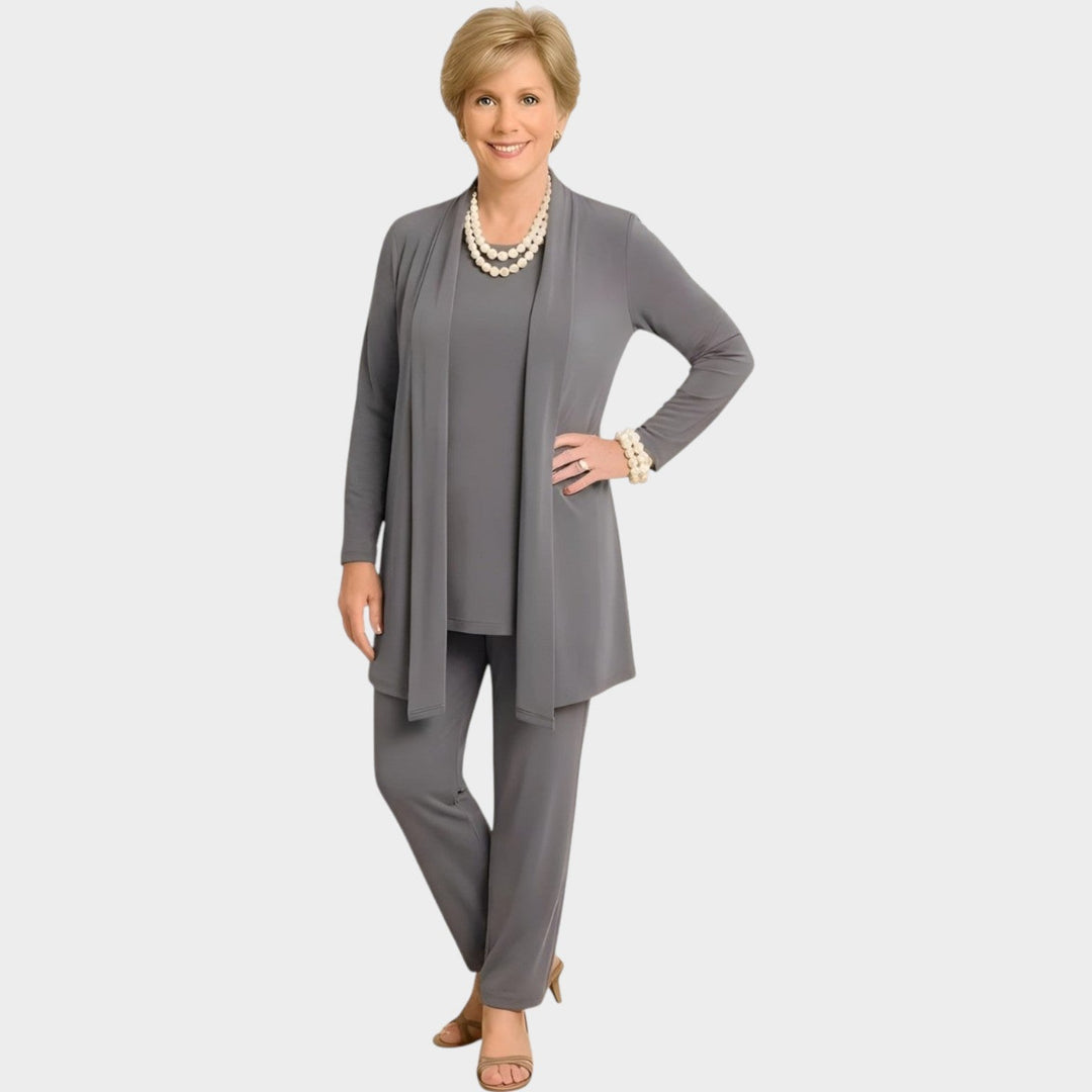 Women's Suit Soft Knit Three Piece Set