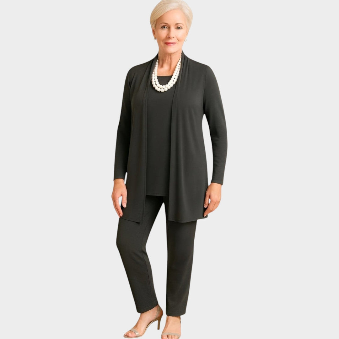Women's Suit Soft Knit Three Piece Set