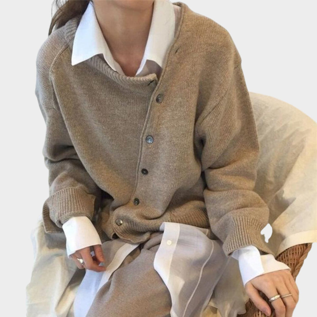 Soft Knitted Button Up Cardigan