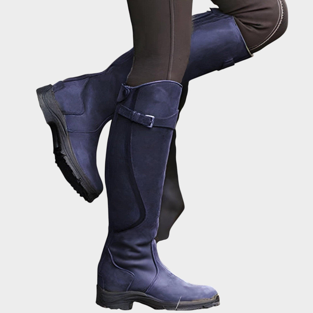 Leather Knee High Waterproof Country Boots